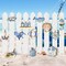 36 Pcs Summer Tree Ornaments, Ocean Beach Wooden Ornaments Nautical Rudder Hanging Decorations Summer Decor for Small Tree Home Party Birthday Holiday Supplies (Seagull)